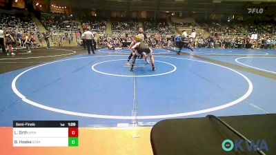 105 lbs Semifinal - Luke Orth, Sperry Wrestling Club vs Bryar Hooks, Scrap Yard Training