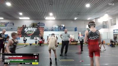 108 lbs Round 3 - Brighton Karvoski, Refinery vs Tristan Fawthrop, SVRWC