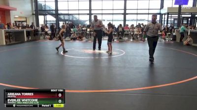 N-3 lbs Round 2 - Everlee Whitcome, Waverly Area Wrestling Club vs Arieana Torres, Pack732