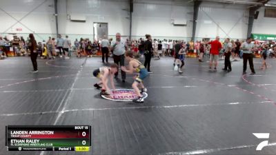 85 lbs Quarterfinal - Landen Arrington, Troup County vs Ethan Raley, FL Scorpions Wrestling Club