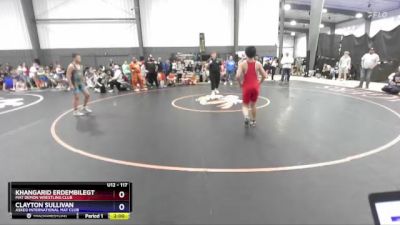 117 lbs Semifinal - Khangarid Erdembilegt, Mat Demon Wrestling Club vs Clayton Sullivan, Askeo International Mat Club