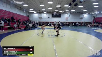 122 lbs Cons. Round 3 - Jason Gurrola, San Marin High School vs Jalen Gomez, Castro Valley High School