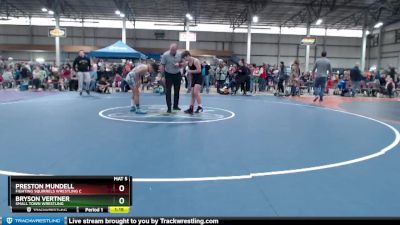 105 lbs Quarterfinal - Bryson Vertner, Small Town Wrestling vs Preston Mundell, Fighting Squirrels Wrestling C