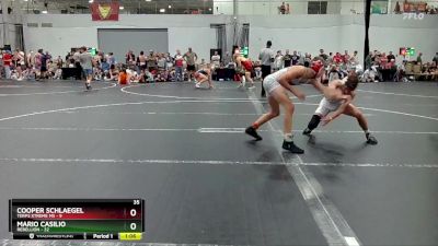 120 lbs Round 1 (6 Team) - Cooper Schlaegel, Terps Xtreme MS vs Mario Casilio, Rebellion