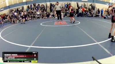 84 lbs Round 1 (10 Team) - Eli Arthur, Bloomington South Wrestling Club vs Robert Kress, Indian Creek Wrestling Club (M)