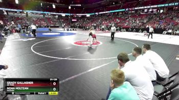 D1-126 lbs Cons. Round 1 - Grady Gallagher, De Pere vs Noah Moltzan, Hudson