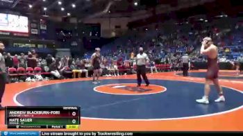 220 lbs Semis & 1st Wrestleback (8 Team) - Andrew Blackburn-Forst, Lockport (Twp.) vs Nate Sauer, DeKalb