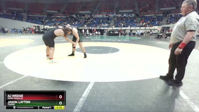 6A-285 lbs Cons. Round 5 - Jason Layton, Tigard vs AJ Wedge, David Douglas