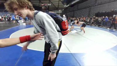 165 lbs 3rd Place Match - Liam Rodebush, Unattached vs Caden Brooks, Big Cat Wrestling Club