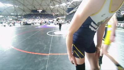 1A 132 lbs Quarterfinal - Gavin George, Naches Valley vs Colin McIntyre, Vashon Island