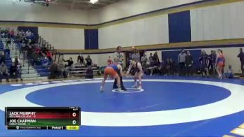 157 lbs Quarters & Wb (16 Team) - Joe Chapman, Coast Guard vs Jack Murphy, Williams College