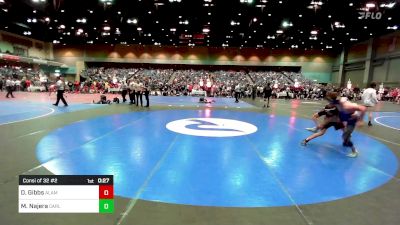 120 lbs Consi Of 32 #2 - Dempsey Gibbs, Alamosa vs Marcus Najera, Carlsbad-NM