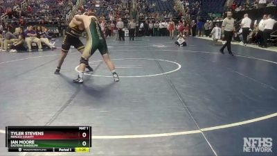 1A 220 lbs Semifinal - Tyler Stevens, Pamlico County vs Ian Moore, Eastern Randolph