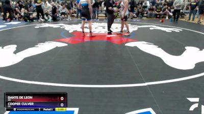 149 lbs Round 1 - Dante De Leon, OR vs Cooper Culver, CA