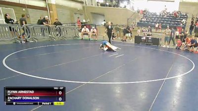 87 lbs Cons. Semi - Flynn Arnestad, VA vs Zachary Donalson, AR