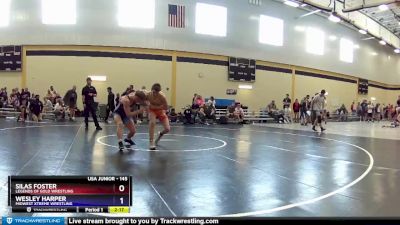 145 lbs Semifinal - Silas Foster, Legends Of Gold Wrestling vs Wesley Harper, Midwest Xtreme Wrestling