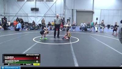 52 lbs Placement (4 Team) - Branson Ruff, Lake Catholic vs CJ Burns, Xtreme Team