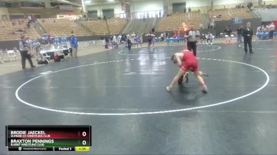 125 lbs 3rd Place Match - Brodie Jaeckel, Sumner Co Wrestling Club vs Braxton Pennings, Rabbit Wrestling Club