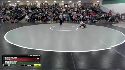 113 lbs Cons. Round 2 - Zach Pruitt, Openmats vs Tyler Perry, Edwardsville HS