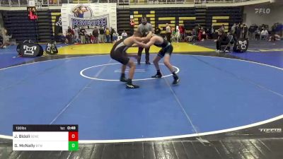 130 lbs Consi Of 8 #2 - James Bidoli, Seneca Valley vs Gabriel McNally, BTW