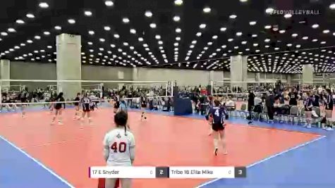 17 E Snyder vs Tribe 16 Elite Mike - 2022 JVA World Challenge presented by Nike - Expo Only