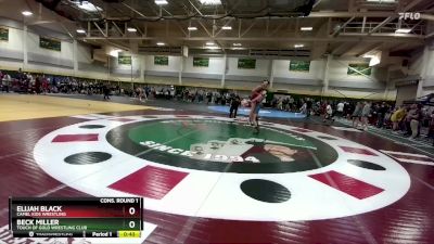 140 lbs Cons. Round 1 - Beck Miller, Touch Of Gold Wrestling Club vs Elijah Black, Camel Kids Wrestling