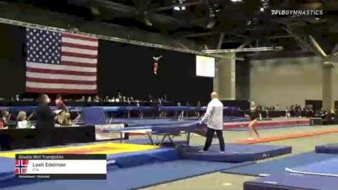 Leah Edelman - Double Mini Trampoline, ETA - 2021 USA Gymnastics Championships