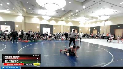 74 lbs Round 3 - Jax Prisbrey, Bear River Wrestling Club vs Parker Bright, Roy Wrestling Club