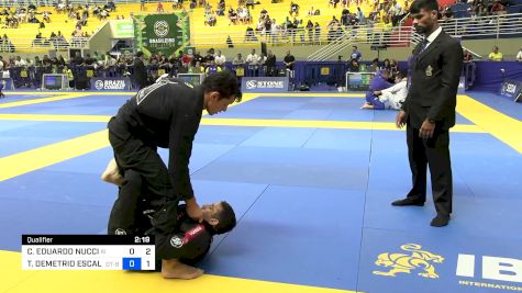 CAIO EDUARDO NUCCI vs THIAGO DEMETRIO ESCALEIRA DOS SA 2024 Brasileiro Jiu-Jitsu IBJJF