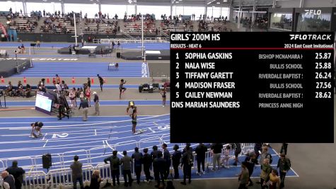 High School Girls' 200m, Prelims 7