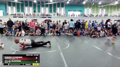 64-68 lbs Semifinal - Parker Nywening, Tampa Bay Tigers vs Dylan Silkowski, Ssaw