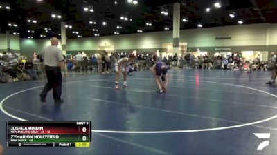 160 lbs Round 1 (6 Team) - Joshua Hindin, New England Gold - AS vs Zymarion Hollyfield, MXW Black