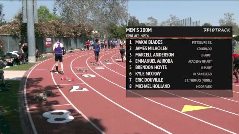 Men's 200m, Finals 6