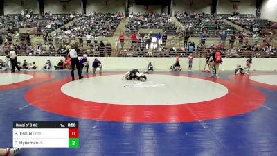 91 lbs Consi Of 8 #2 - Brock Tishuk, Georgia vs Durham Hyneman, Villa Rica Wrestling