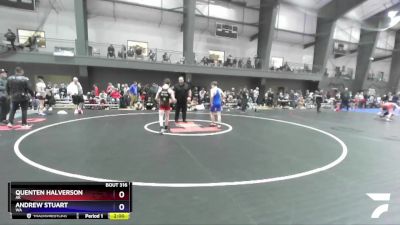 120 lbs Cons. Round 3 - Quenten Halverson, AK vs Andrew Stuart, WA