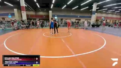 138 lbs Quarterfinal - Dylan Milster, Rockwall Training Center vs Tristan Luna, Inochi Wrestling