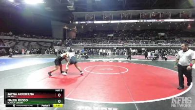 160 lbs Quarterfinal - Jayna Arrocena, Pacheco vs Najeh Russo, Buhach Colony