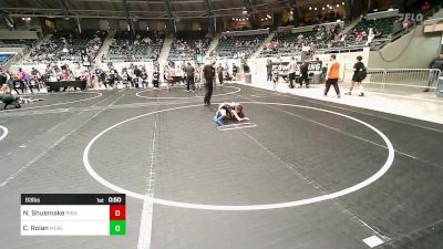 83 lbs Round Of 16 - Noah Shuemake, Pirate Wrestling Club vs Creed Rolan, Mcalester Youth Wrestling