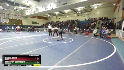 215 lbs Quarterfinal - Daniel Blue, Norco vs Benjamin Escobedo, Los Altos