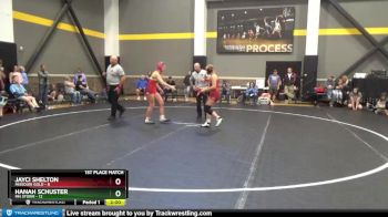 124 lbs Placement (4 Team) - Hanah Schuster, MN Storm vs Jayci Shelton, Missouri Gold