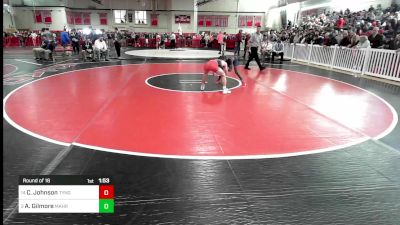 113 lbs Round Of 16 - Carter Johnson, Tyngsborough/Dracut vs Abduli Gilmore, Mahar