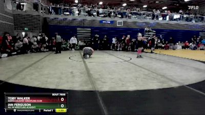 170/182 Quarterfinal - Toby Walker, North Country Wrestling Club vs Ian Ferguson, All In Wrestling Academy