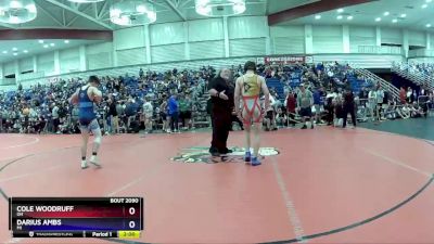 126 lbs Champ. Round 2 - Cole Woodruff, OH vs Darius Ambs, MI