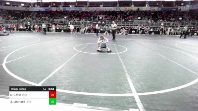 66 lbs Consolation - Ryder Little, Southern Illinois Bulldog WC vs Jack Leonard, Open Mats