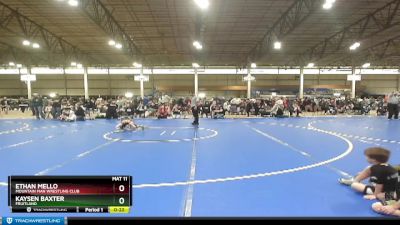 50 lbs Round 3 - Kaysen Baxter, Fruitland vs Ethan Mello, Mountain Man Wrestling Club