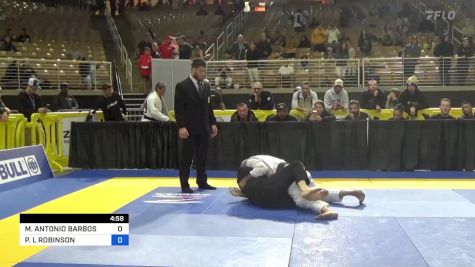 MARCO ANTONIO BARBOSA vs PATRICK L ROBINSON 2024 Pan Jiu Jitsu IBJJF Championship
