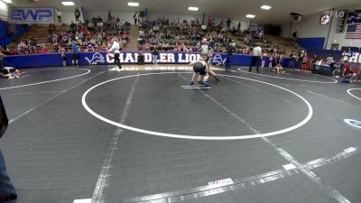 96 lbs Rr Rnd 1 - Leah Wynn, El Reno Wrestling Club vs Braxton Lewis, Noble Takedown Club