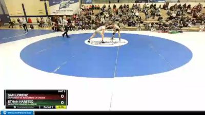 141 lbs Quarterfinal - Ethan Harsted, Wheaton College (Illinois) vs Sam Lorenz, University Of Wisconsin-La Crosse