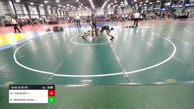 113 lbs Consi Of 32 #2 - Max Meredith, GA vs Rocco Monteferrante, NJ