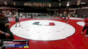 175 lbs Champ. Round 1 - Larry Cole Iii, Norman Freestyle And Greco Club vs Zylan Johnson, Harrah Wrestling Club